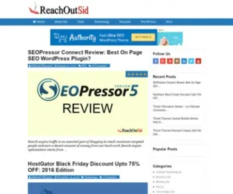 Reachoutsid.com(How to Blog) Screenshot