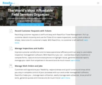 Reachoutsuite.com(Service Management Software) Screenshot