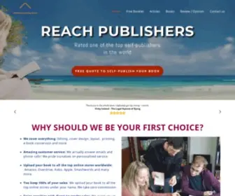 Reachpublishers.org(Self Publishers of all books) Screenshot