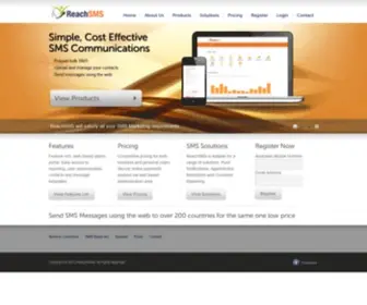 Reachsms.com.au(Cheap Bulk SMS Marketing in Australia) Screenshot