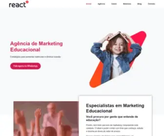 React.ag(Agência De Marketing Educacional) Screenshot