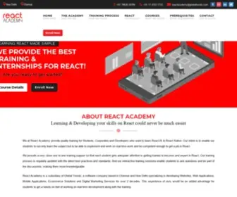 Reactacademy.in(React Academy) Screenshot