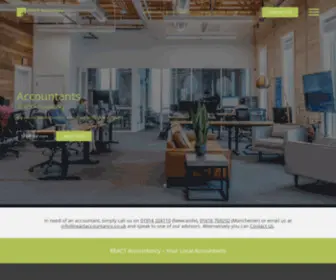 Reactaccountancy.co.uk(Accountants Newcastle upon Tyne) Screenshot