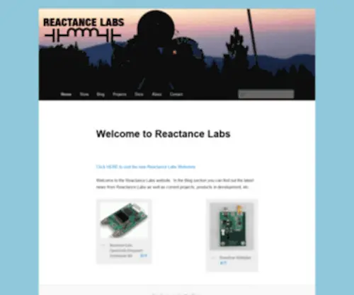 Reactancelabs.com(Reactance Labs) Screenshot
