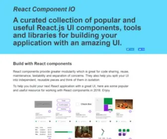 Reactcomponent.io(Reactcomponent) Screenshot