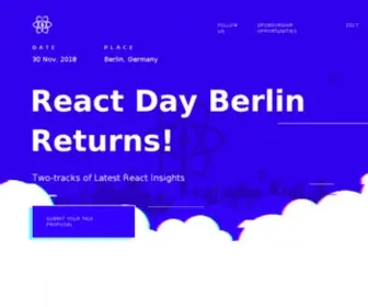 Reactday.berlin(React Day Berlin) Screenshot