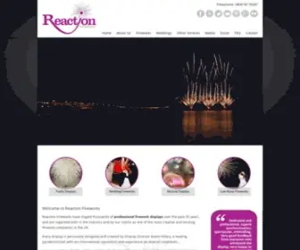 Reactionfireworks.co.uk(Reaction Fireworks) Screenshot