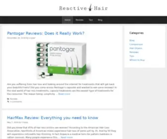 Reactivehair.com(Hair Loss) Screenshot