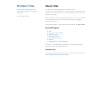 Reactiverse.io(The reactiverse) Screenshot