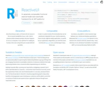 Reactiveui.net(An advanced) Screenshot