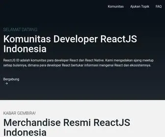 Reactjs.id(ReactJS ID) Screenshot