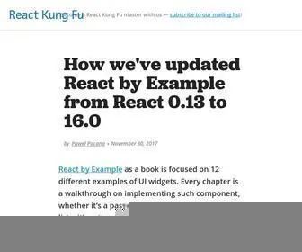 Reactkungfu.com(React Kung Fu) Screenshot