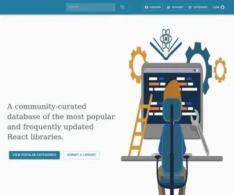 Reactlibraries.com(React Libraries) Screenshot
