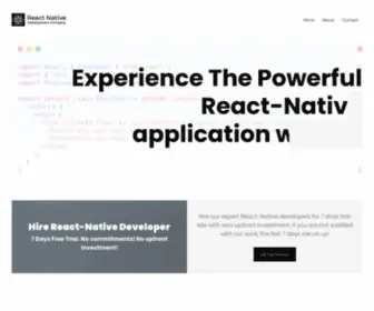 Reactnativedevelopmentcompany.com(React Native Development Company) Screenshot