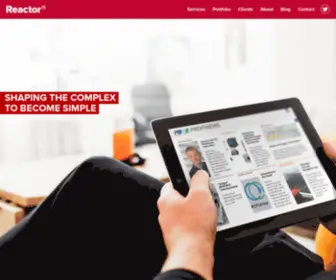 Reactor15.com(Graphic & web design agency in Exeter) Screenshot