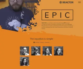 Reactorkc.com(Awesomeness in print design and branding // Kansas City) Screenshot