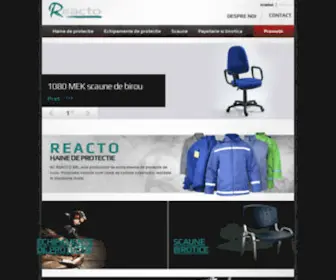 Reacto.ro(Bun venit la S.C Reacto S.R.L) Screenshot