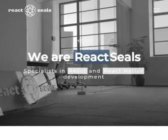 Reactseals.com(Specialists in React and React Native development) Screenshot