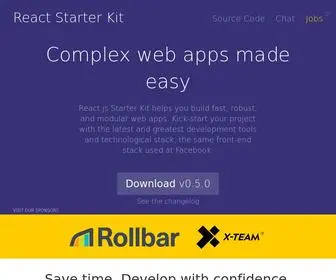 Reactstarter.com(React Starter Kit) Screenshot