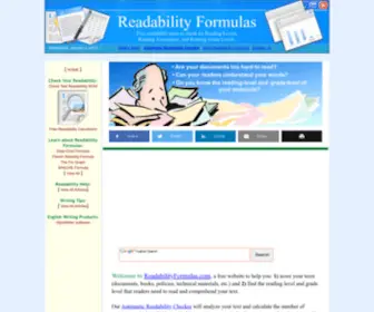 Readabilityformulas.com(Readability Formulas .com) Screenshot