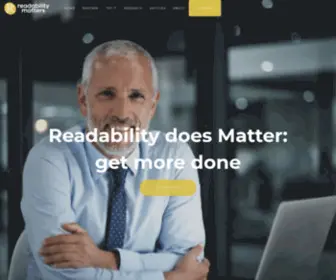 Readabilitymatters.org(Readability Matters) Screenshot