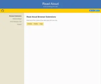 Readaloud.app(A chrome extension) Screenshot