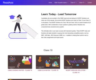 Readaxis.com(Board Exams Notes) Screenshot