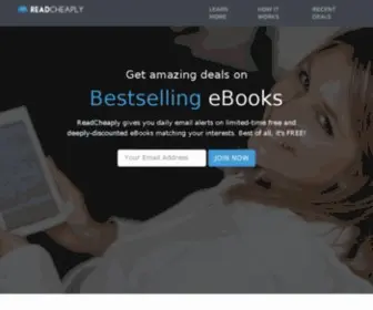Readcheaply.com(Free eBook Bestsellers for Kindle) Screenshot