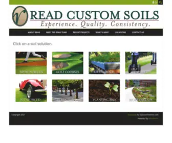 Readcustomsoils.com(Makepeace Company) Screenshot