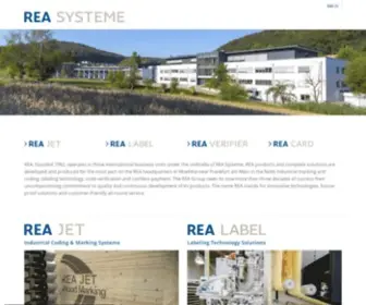 Rea.de(REA products and complete solutions for the industry) Screenshot