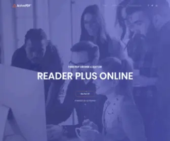 Reader-Plus.com(Free Online PDF Viewer and Editor) Screenshot