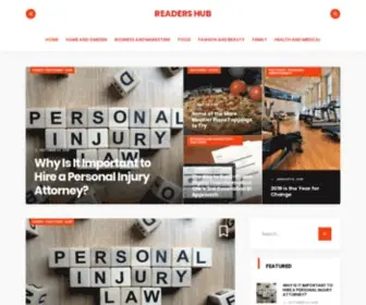 Readerhubs.com(Reader's Hub) Screenshot