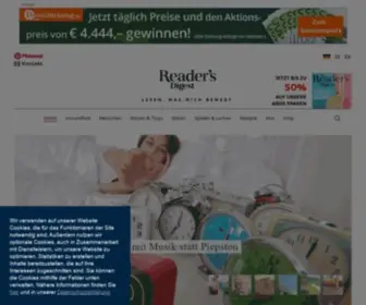 Readersdigest.de(Ihr Reader's Digest Onlineshop) Screenshot