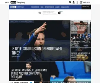 Readeverton.com(Read Everton) Screenshot
