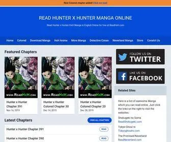 ReadhXh.com(Read Hunter x Hunter Manga Online) Screenshot