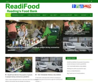 Readifood.org.uk(Reading's Food Bank) Screenshot