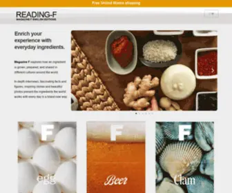 Reading-F.com(Magazine F explores how an ingredient) Screenshot