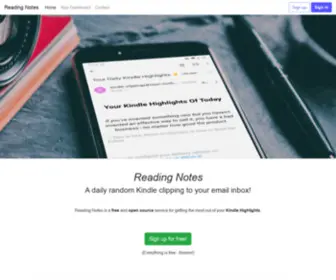 Reading-Notes.com(Reading Notes) Screenshot