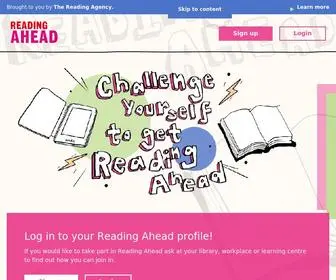 Readingahead.org.uk(Reading Ahead) Screenshot