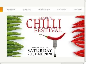 Readingchillifest.co.uk(Reading Chilli Festival 2019) Screenshot