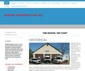 Readingemergency.org(Reading Emergency Unit) Screenshot