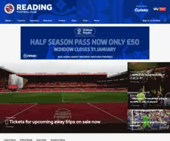 Readingfc.co.uk Screenshot