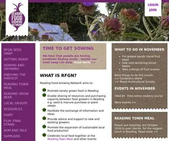 Readingfoodgrowingnetwork.org.uk(Reading Food Growing Network) Screenshot