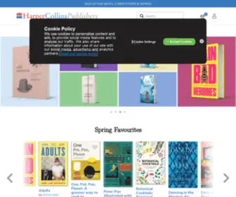 Readinggroups.co.uk(HarperCollins UK) Screenshot