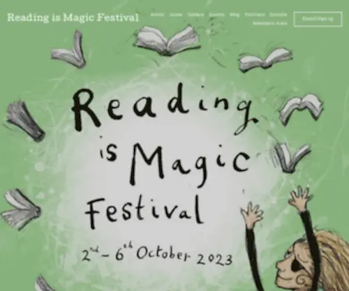 ReadingismagicFestival.com(Reading is Magic Festival) Screenshot