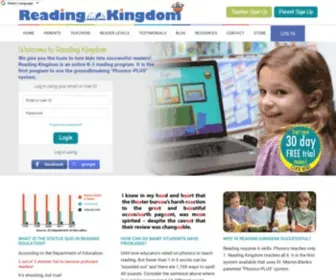 Readingkingdom.com(Reading kingdom) Screenshot