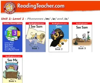 Readinglessons.com(Beginning reading) Screenshot