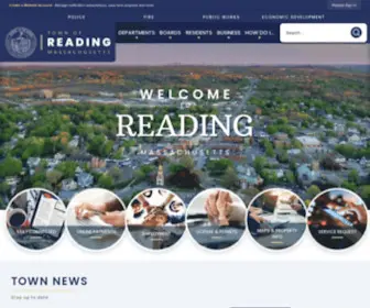 Readingma.gov(Reading, MA) Screenshot