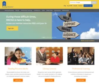 Readingrecovery.org(Reading Recovery Council of North America) Screenshot