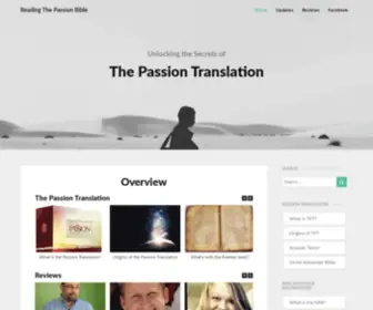 Readingthepassionbible.com(Reading the Passion Bible) Screenshot